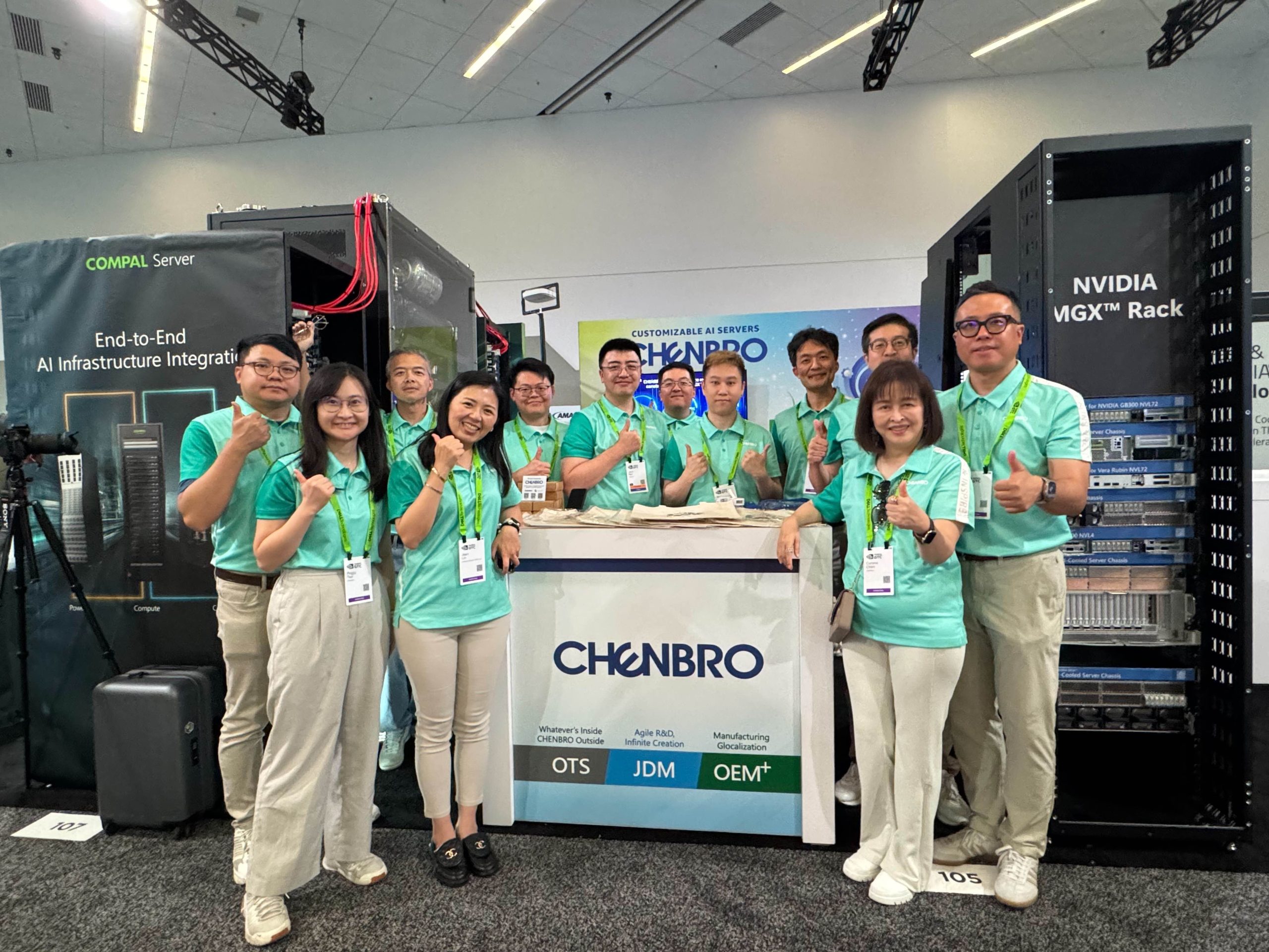 NVIDIA GTC 2026：勤誠強化全球佈局，深化 AI 基礎架構能力