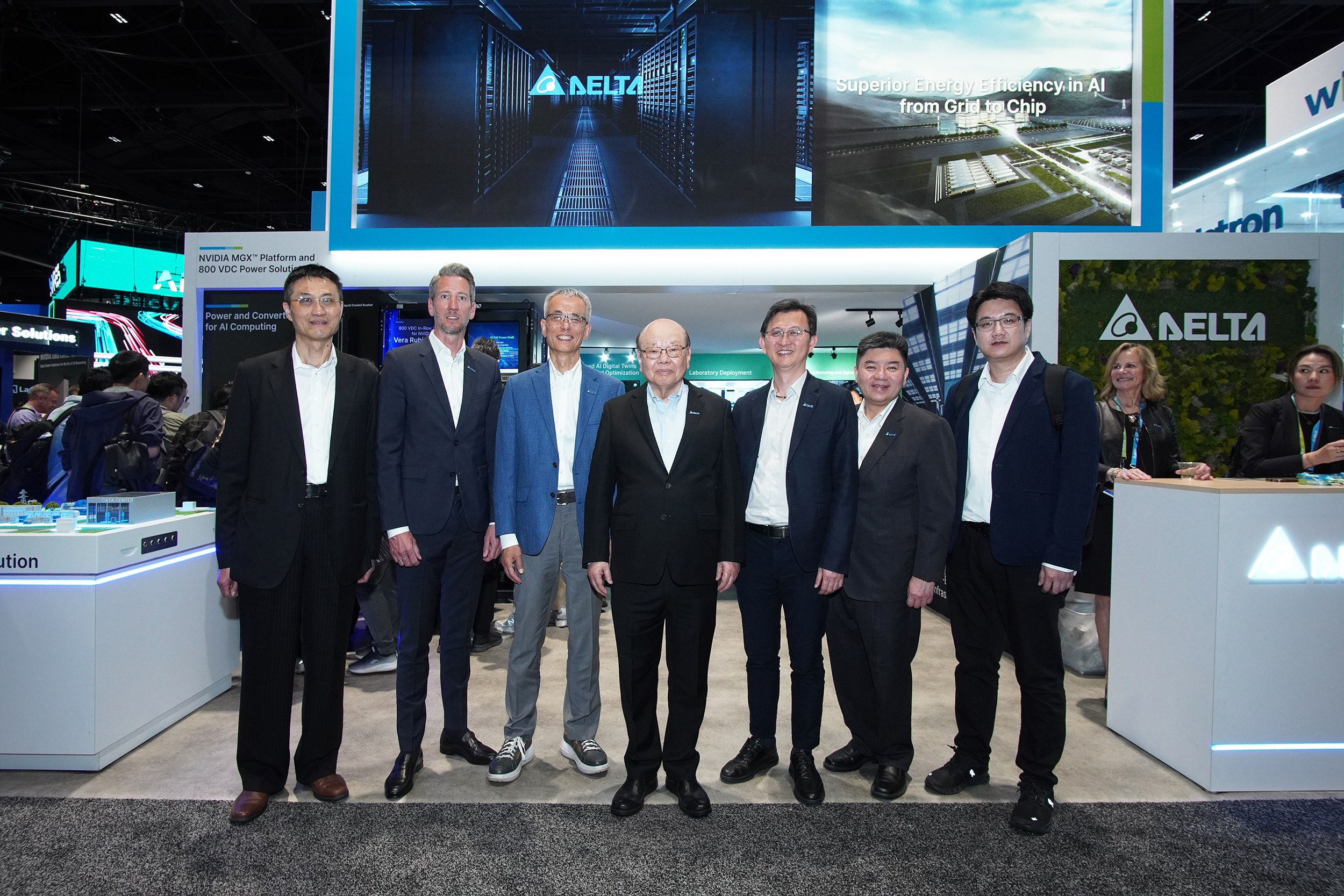 NVIDIA GTC 2026：台達專為下世代AI工廠打造的800 VDC直流電力架構