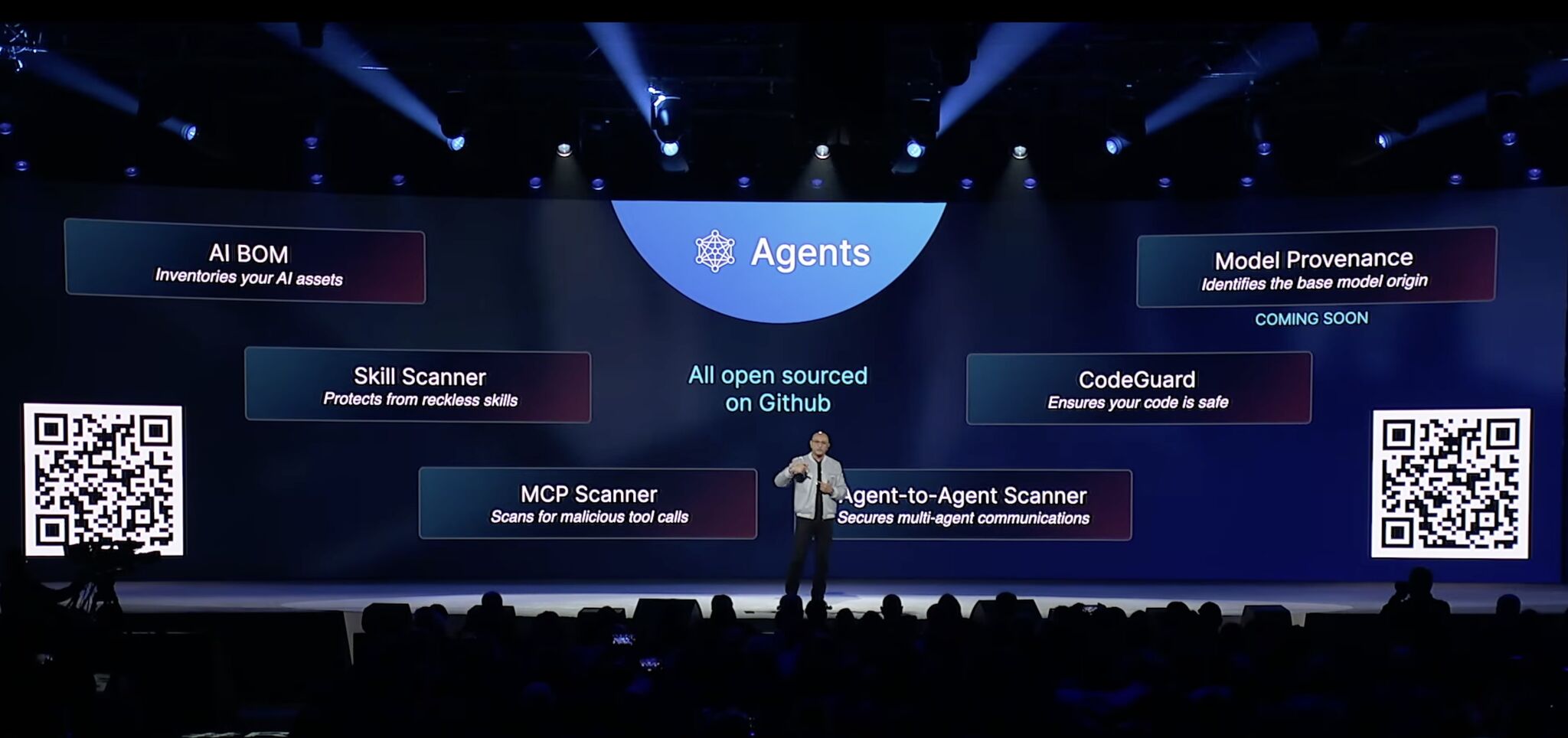 【新聞照片一】思科全球總裁兼首席產品總監Jeetu Patel在2026年RSA大會上分享思科的創新成果